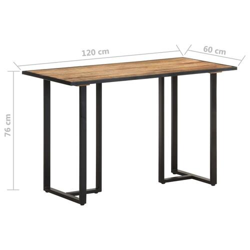 Spisebord 120 cm ru mangotræ