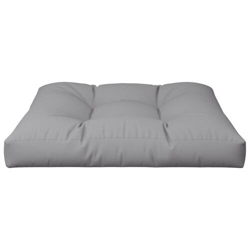 Pallehynde 70x70x12 cm stof grå