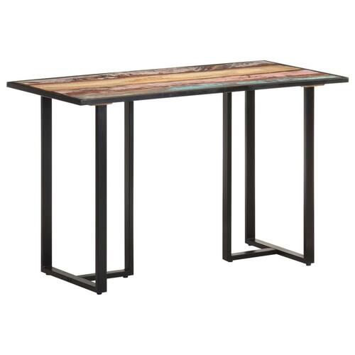 Spisebord 120 cm massivt genbrugstræ