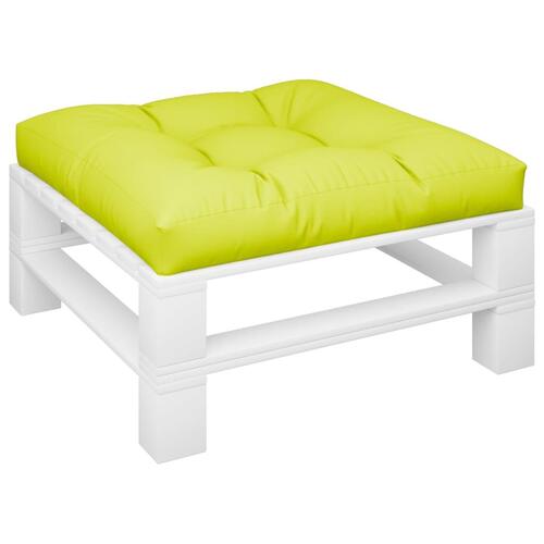 Pallehynde 80x80x12 cm stof lysegrøn