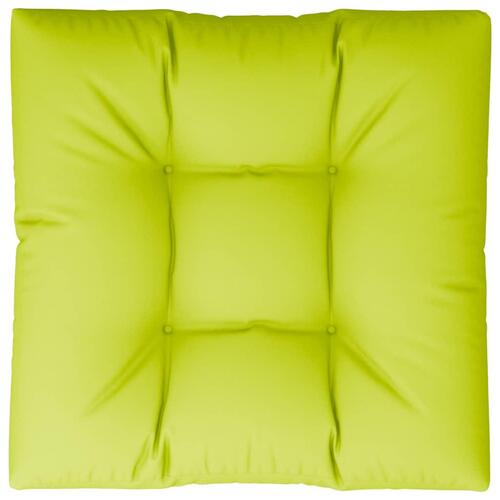 Pallehynde 80x80x12 cm stof lysegrøn