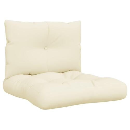 Pallehynder 2 stk. stof cremefarvet