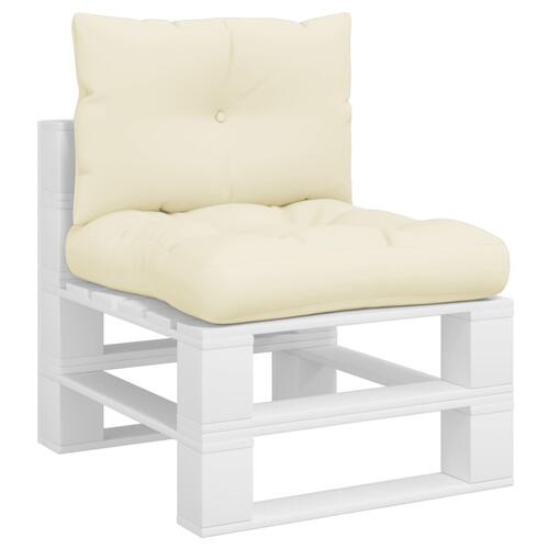 Pallehynder 2 stk. stof cremefarvet