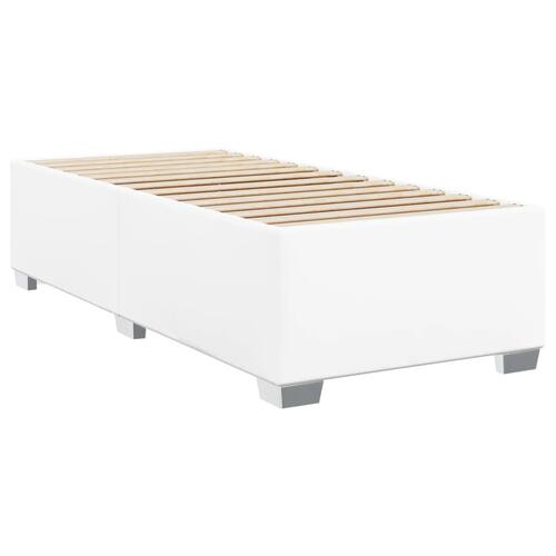 Sengeramme 80x200 cm kunstlæder hvid