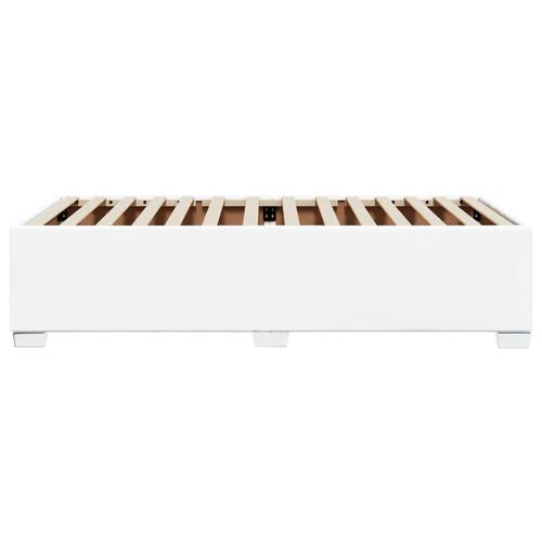Sengeramme 80x200 cm kunstlæder hvid