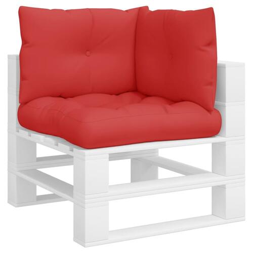 Pallehynder 3 stk. stof rød