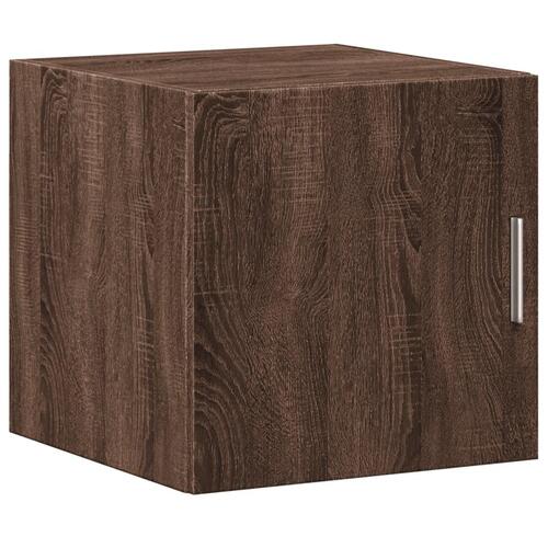Skab 40x42,5x225 cm smalt konstrueret træ brun egetræsfarve
