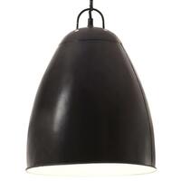 Industriel hængelampe 25 W rund 32 cm E27 mat sort