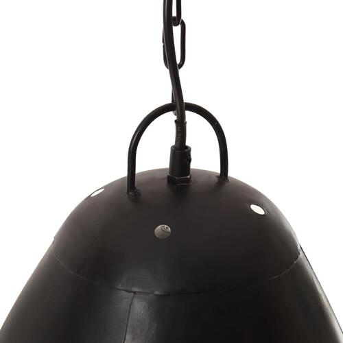Industriel hængelampe 25 W rund 32 cm E27 mat sort