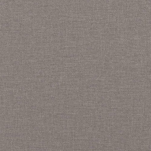 Kontinentalseng med madras 140x200 cm stof gråbrun