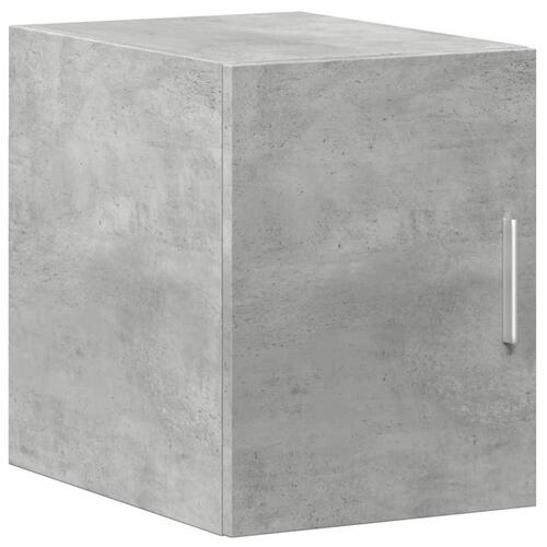 Skab 30x42,5x225 cm smalt konstrueret træ betongrå