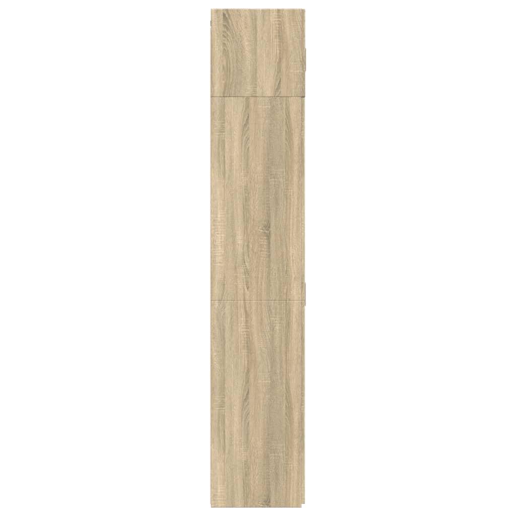 Skab 70x42,5x225 cm konstrueret træ sonoma-eg