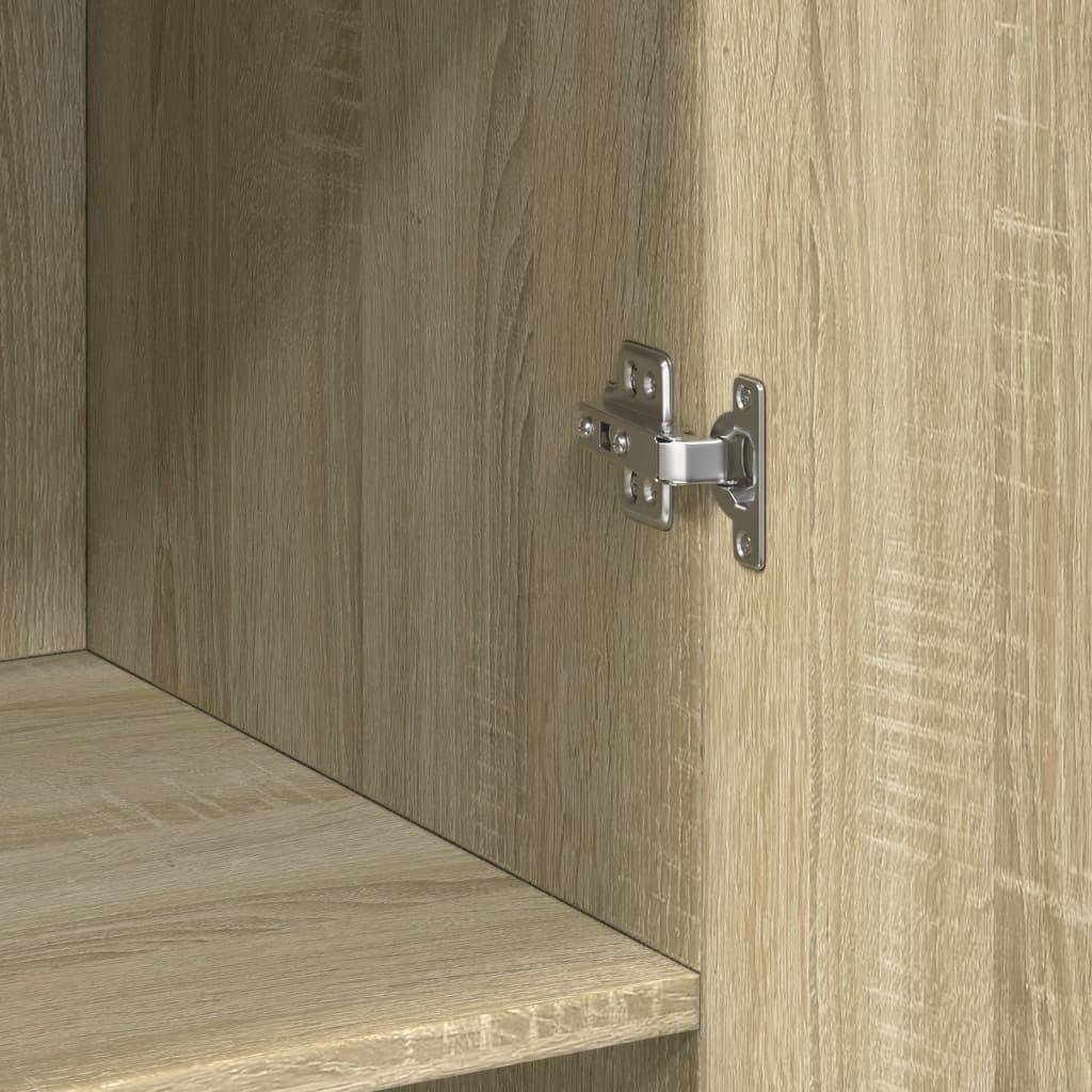 Skab 70x42,5x225 cm konstrueret træ sonoma-eg