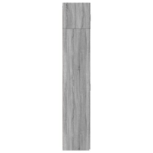 Skab 70x42,5x225 cm konstrueret træ grå sonoma-eg