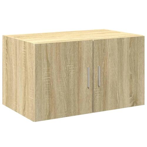 Skab 70x42,5x225 cm smalt konstrueret træ sonoma-eg