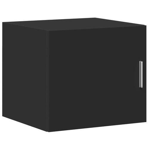 Skab 45x42,5x225 cm smalt konstrueret træ sort