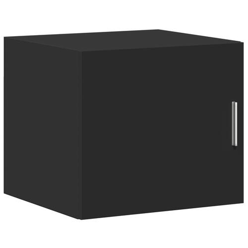 Skab 45x42,5x225 cm smalt konstrueret træ sort