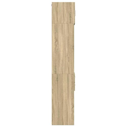 Skab 50x42,5x225 cm smalt konstrueret træ sonoma-eg