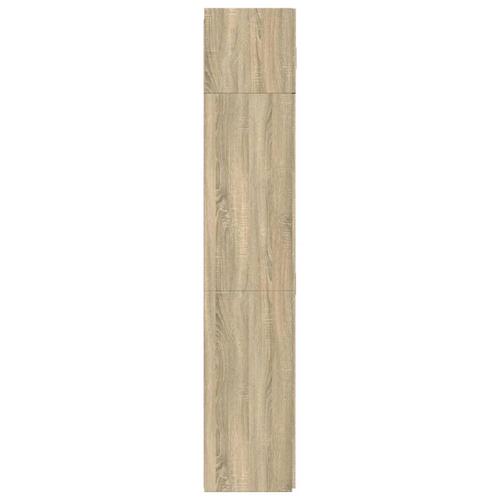Skab 80x42,5x225 cm konstrueret træ sonoma-eg