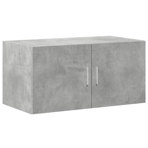 Skab 80x42,5x225 cm konstrueret træ betongrå