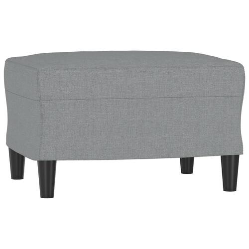 Sofasæt 4 dele med hynder stof lysegrå