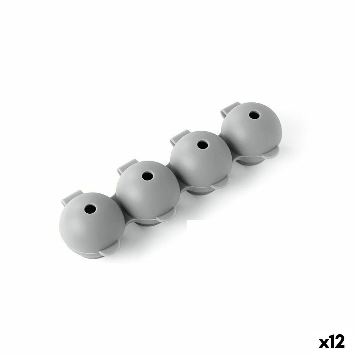 Quttin isterningeform - sfærisk silikone, 22 × 7 × 5 cm (12 enheder)