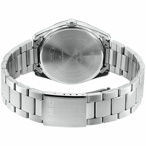 Herreur Casio DATE Sølvfarvet Multifunktion Sort (Ø 39 mm)