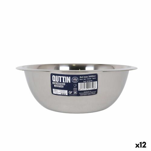 Skål Quttin Quttin Rustfrit stål 3,5 L Ø 28,4 x 9,7 cm Blandemaskine (12 enheder)