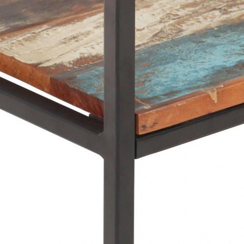 Bogreol 80x30x180 cm massivt genbrugstræ