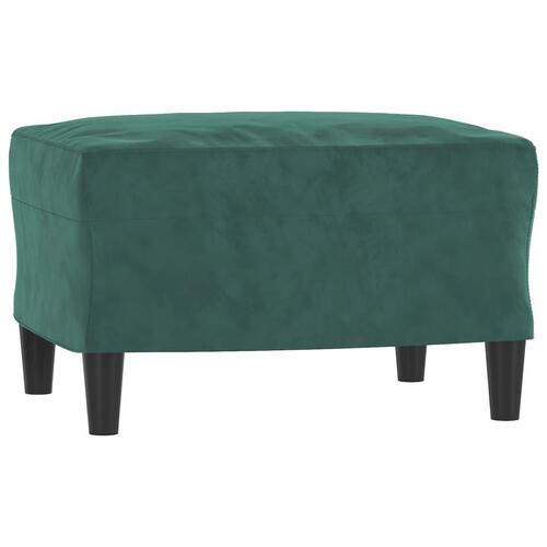 3 personers sofa velour mørkegrøn
