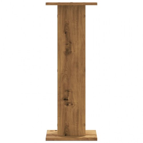 Plantestativer 2 stk. 30x30x80 cm konstrueret træ egetræsfarve