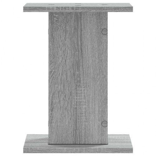 Plantestativer 2 stk. 30x30x40 cm konstrueret træ grå sonoma-eg