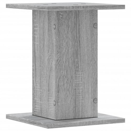 Plantestativer 2 stk. 30x30x40 cm konstrueret træ grå sonoma-eg