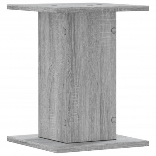 Plantestativer 2 stk. 30x30x40 cm konstrueret træ grå sonoma-eg