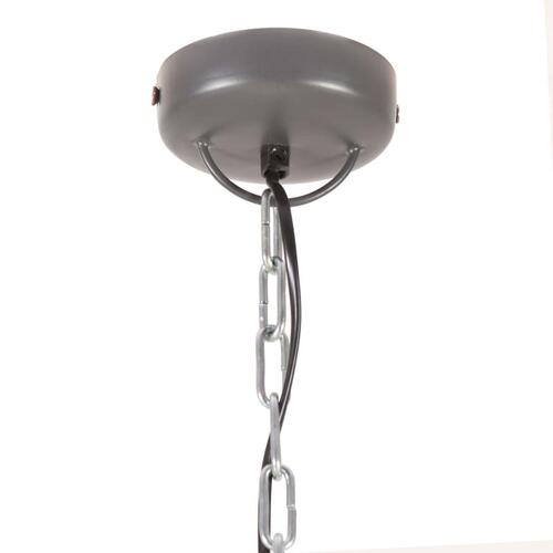 Industriel hængelampe 32 cm E27 grå