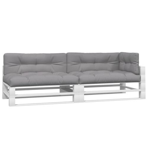 Pallehynder 5 stk. stof grå