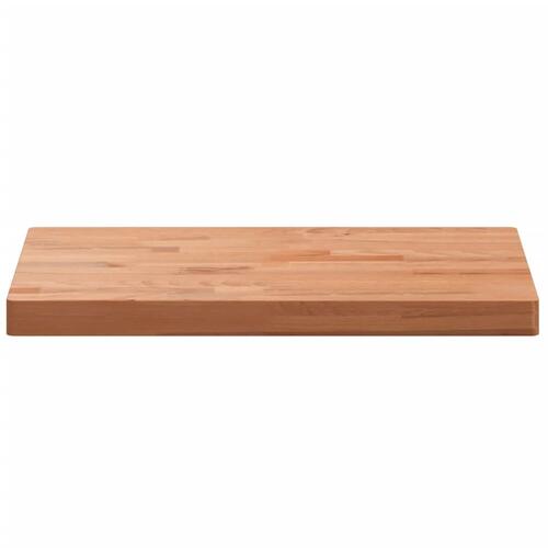 Bordplade til badeværelse 60x40x4 cm massivt bøgetræ
