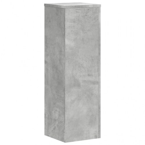 Plantestativer 2 stk. 25×25×80 cm i konstrueret træ - betongrå