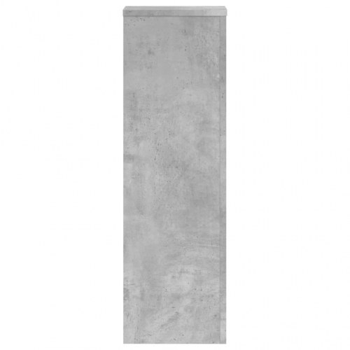 Plantestativer 2 stk. 25×25×80 cm i konstrueret træ - betongrå