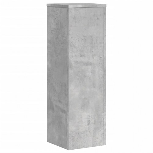 Plantestativer 2 stk. 25×25×80 cm i konstrueret træ - betongrå