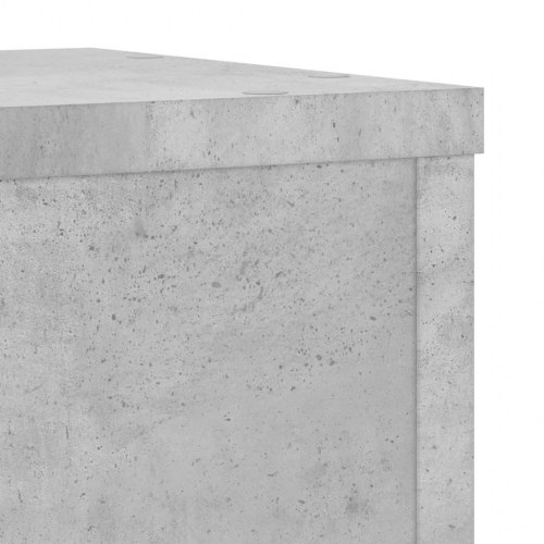 Plantestativer 2 stk. 25×25×80 cm i konstrueret træ - betongrå