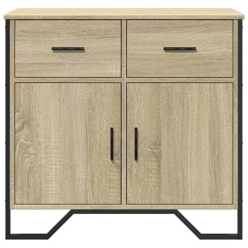Skænk 79,5x35,5x74,5 cm konstrueret træ sonoma-eg