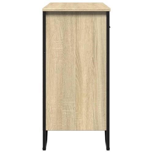 Skænk 79,5x35,5x74,5 cm konstrueret træ sonoma-eg