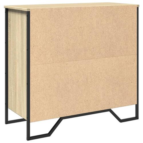 Skænk 79,5x35,5x74,5 cm konstrueret træ sonoma-eg