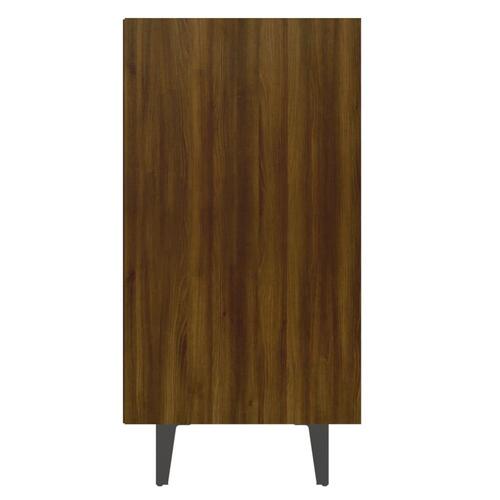 Skænk 103,5x35x70 cm konstrueret træ brun egetræsfarve
