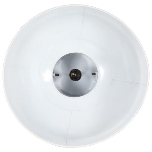 Industriel hængelampe 25 W rund 42 cm E27 mangotræ hvid