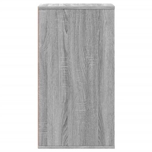 Kommode til hjørne 40x41x76 cm konstrueret træ grå sonoma-eg