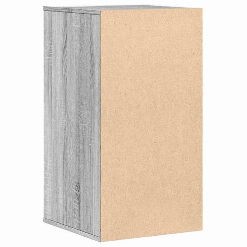 Kommode til hjørne 40x41x76 cm konstrueret træ grå sonoma-eg