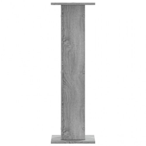 Plantestativer 2 stk. 30x30x95 cm konstrueret træ grå sonoma-eg