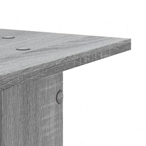 Plantestativer 2 stk. 30x30x95 cm konstrueret træ grå sonoma-eg